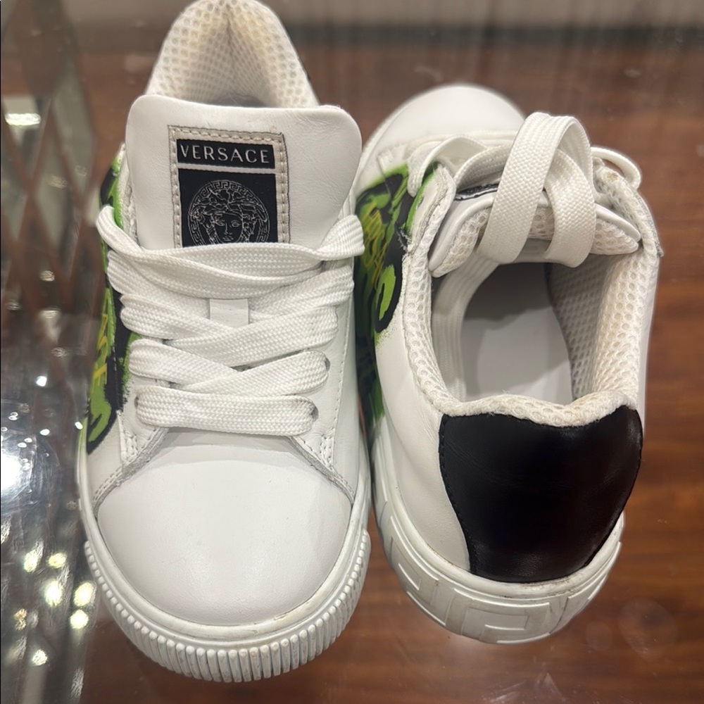 Versace White and Black Sneakers Premium Comfort